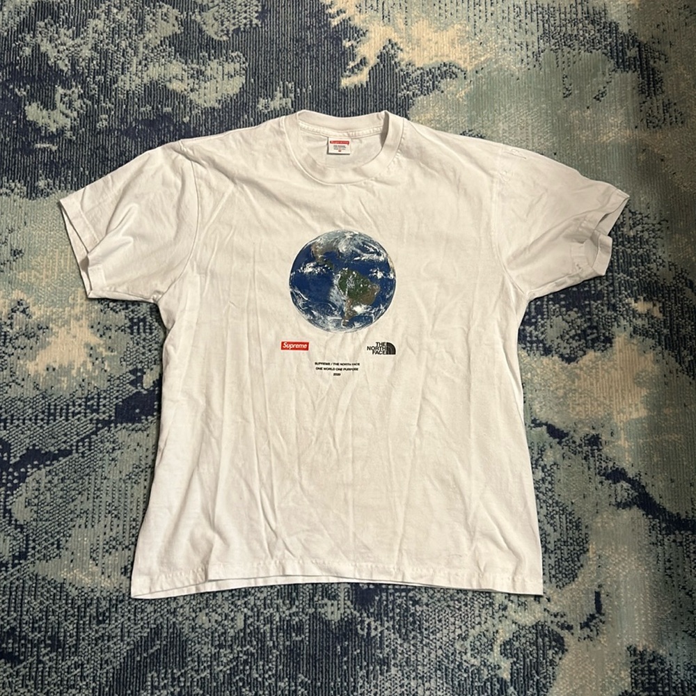 Supreme x north face t shirt